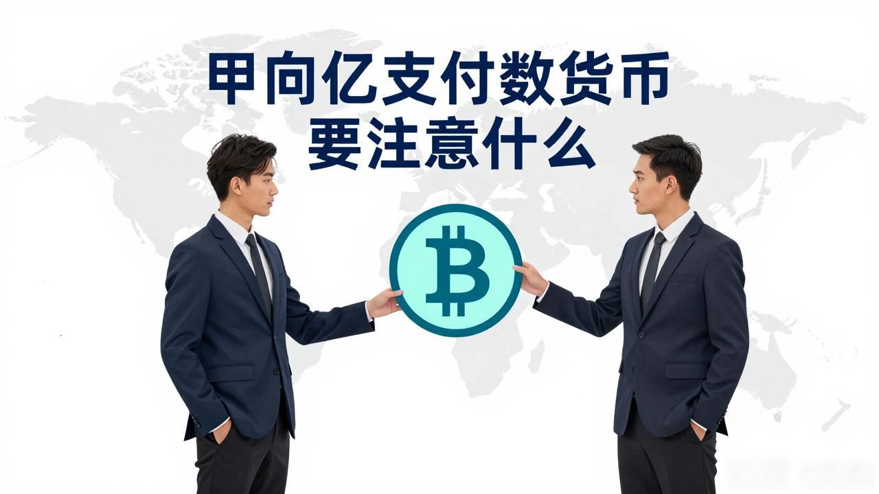 甲向乙支付数字货币要注意什么