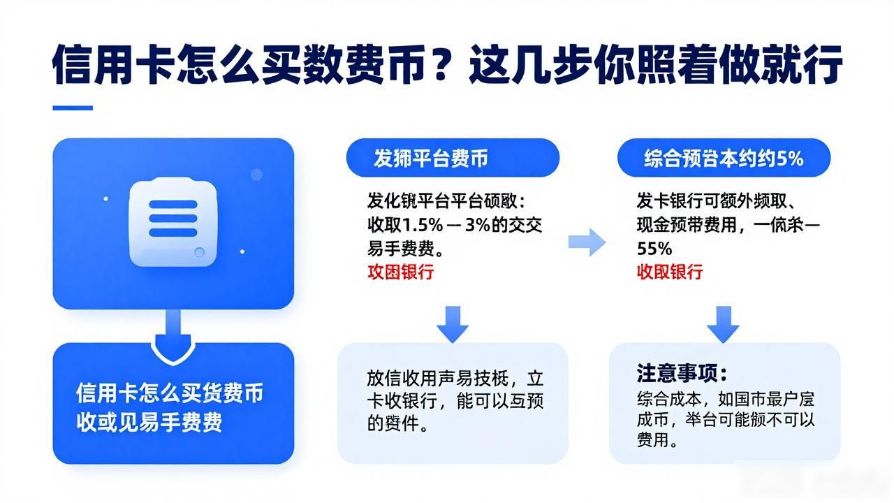 信用卡怎么买数字货币？这几步你照着做就行