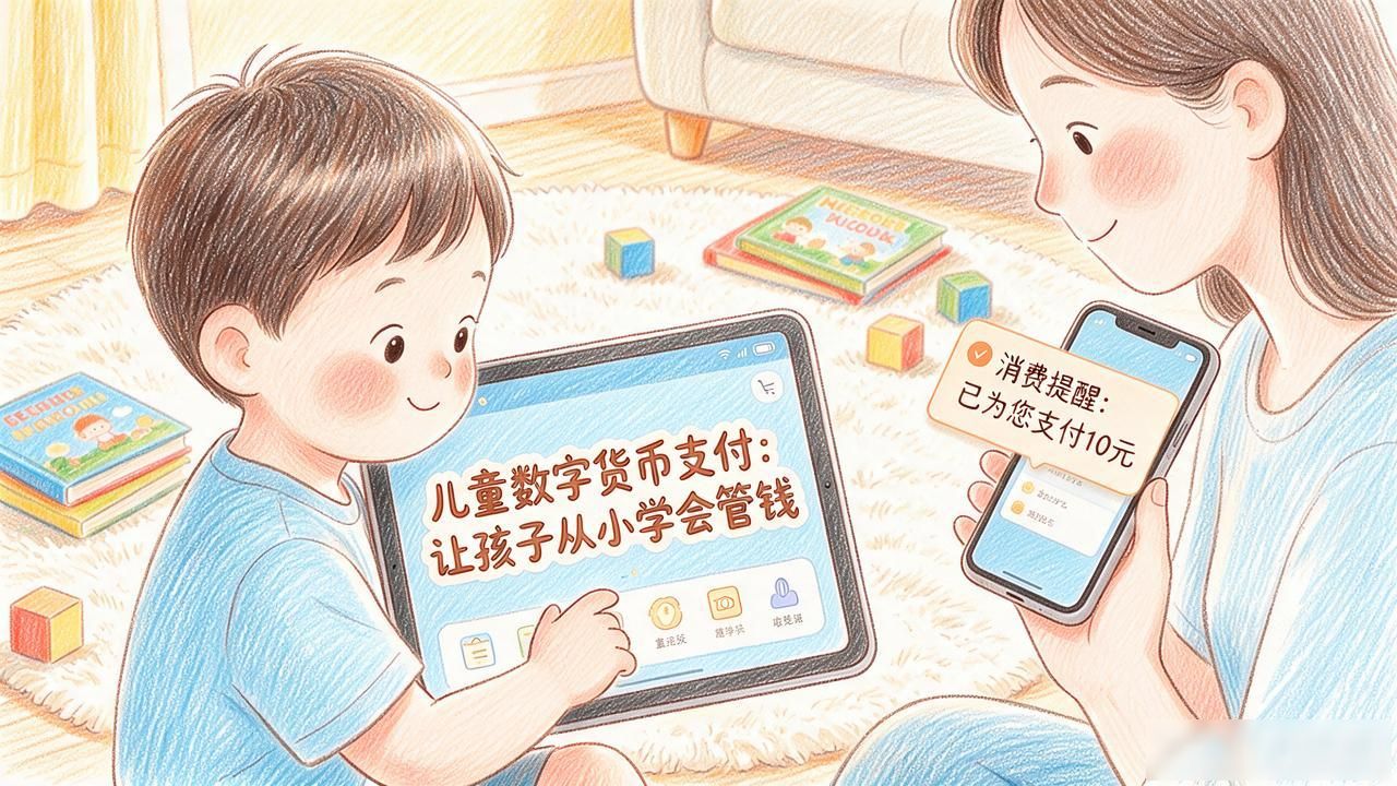 儿童数字货币支付：让孩子从小学会管钱