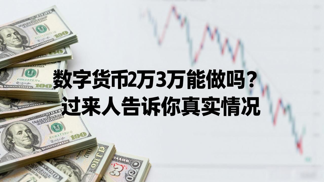 数字货币2万3万能做吗？过来人告诉你真实情况