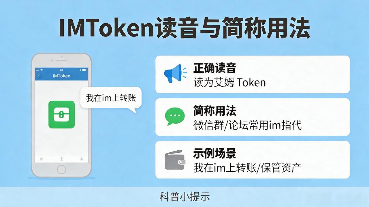 IMToken怎么念？一文教你读对这个名字