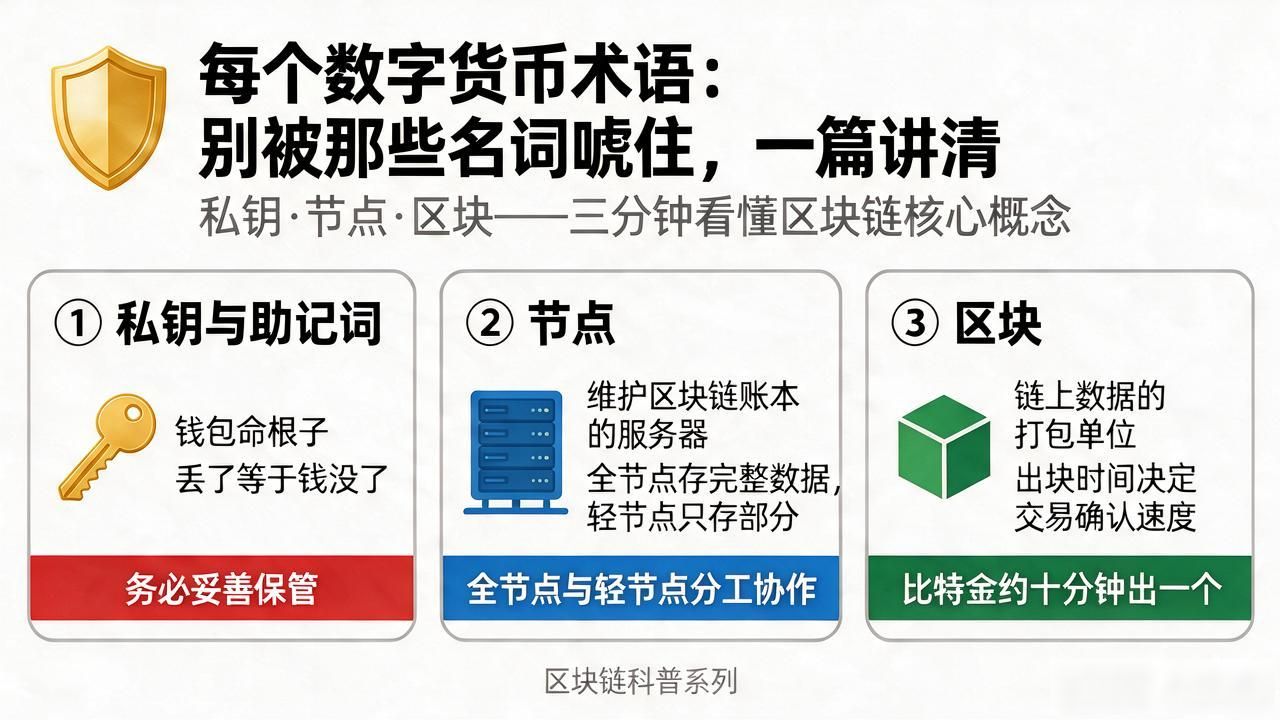 每个数字货币术语大全：别被那些名词唬住，一篇讲清