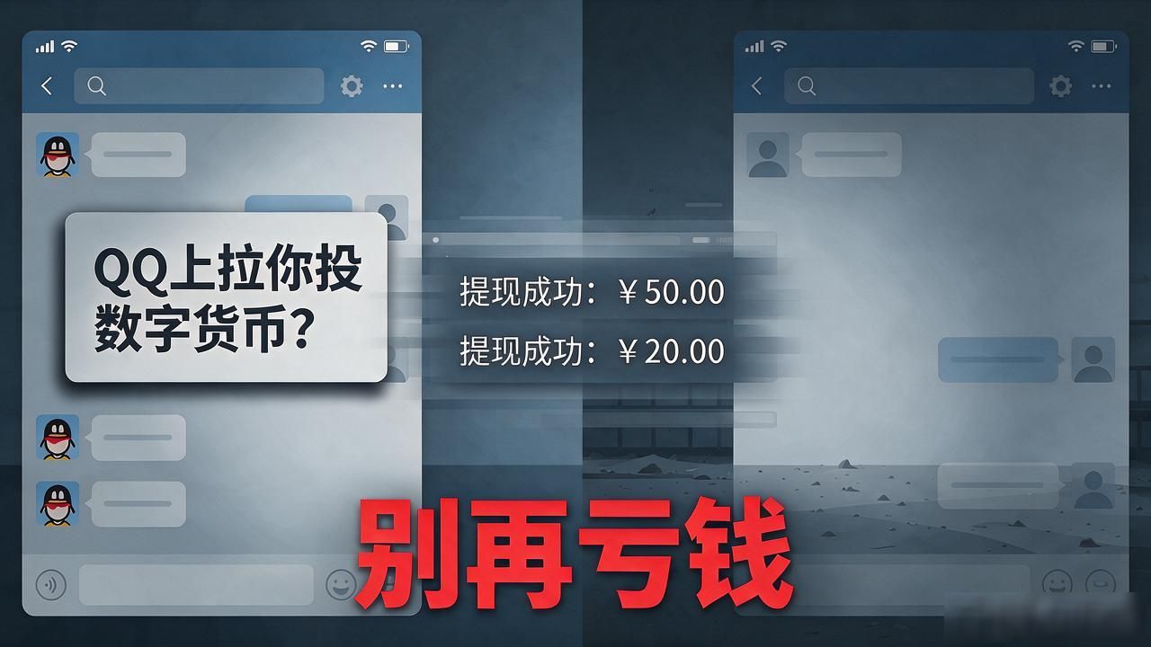 QQ上拉你投数字货币？这几种骗局套路一戳就破，别再亏钱