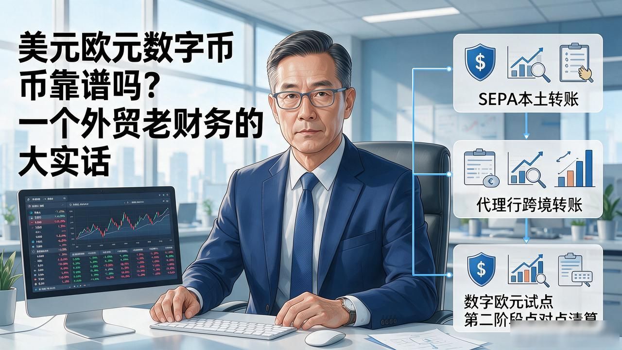 美元欧元数字币靠谱吗？一个外贸老财务的大实话
