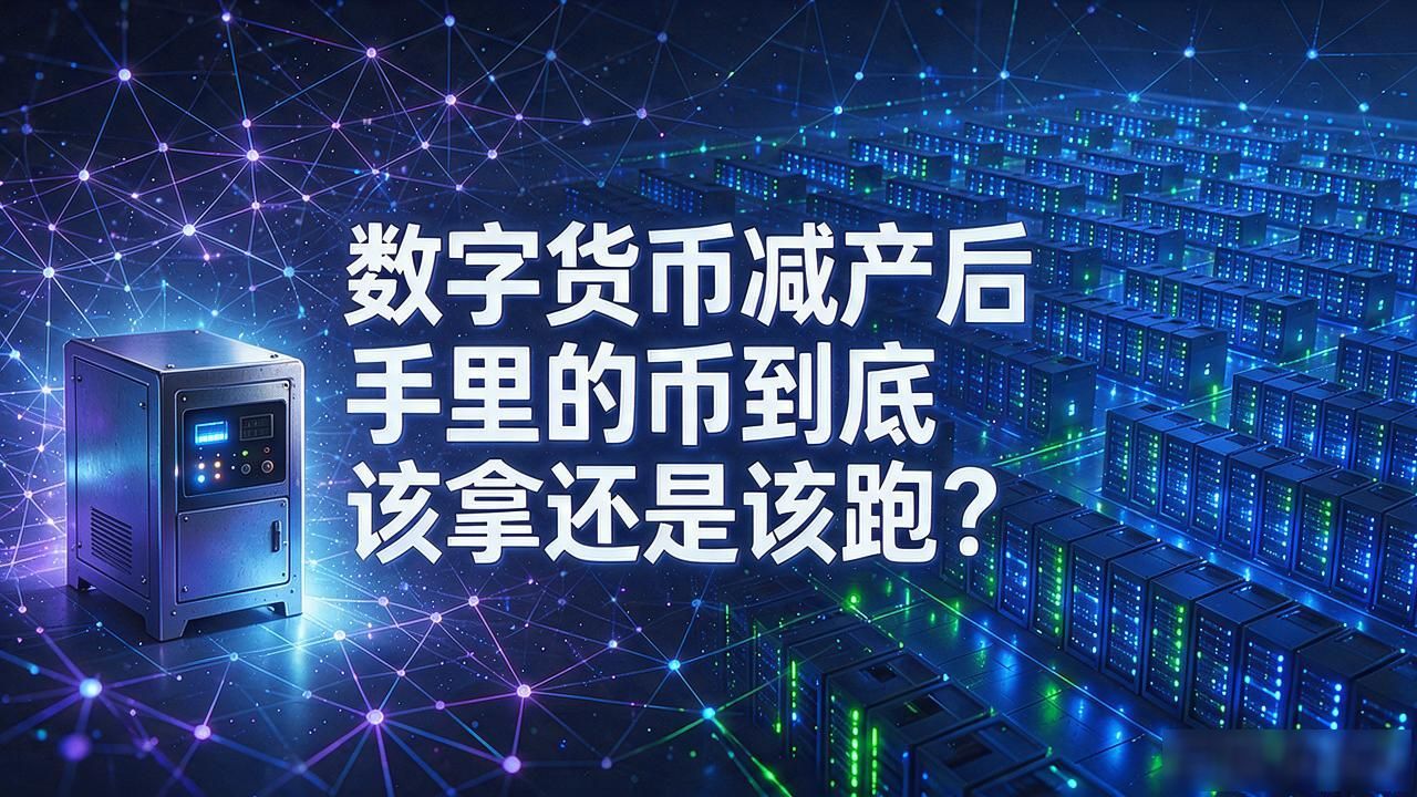 数字货币减产后 手里的币到底该拿还是该跑