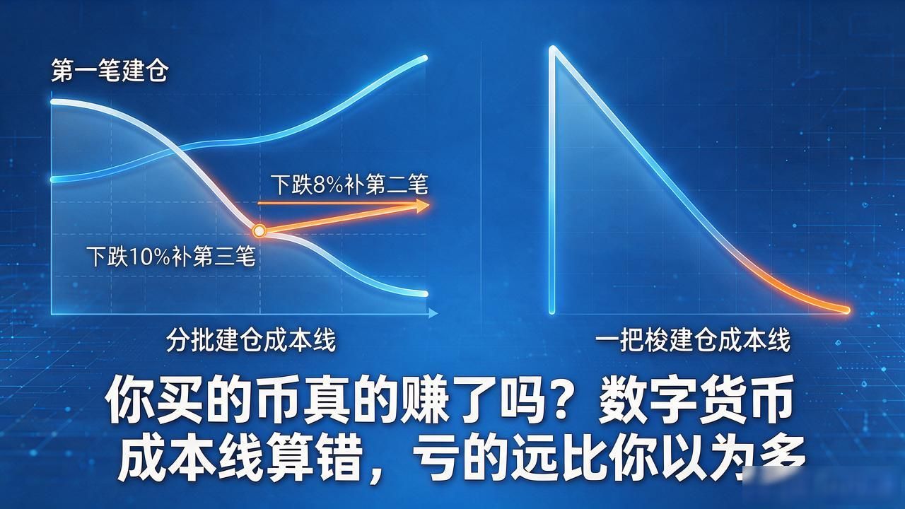 你买的币真的赚了吗？数字货币成本线算错，亏的远比你以为多