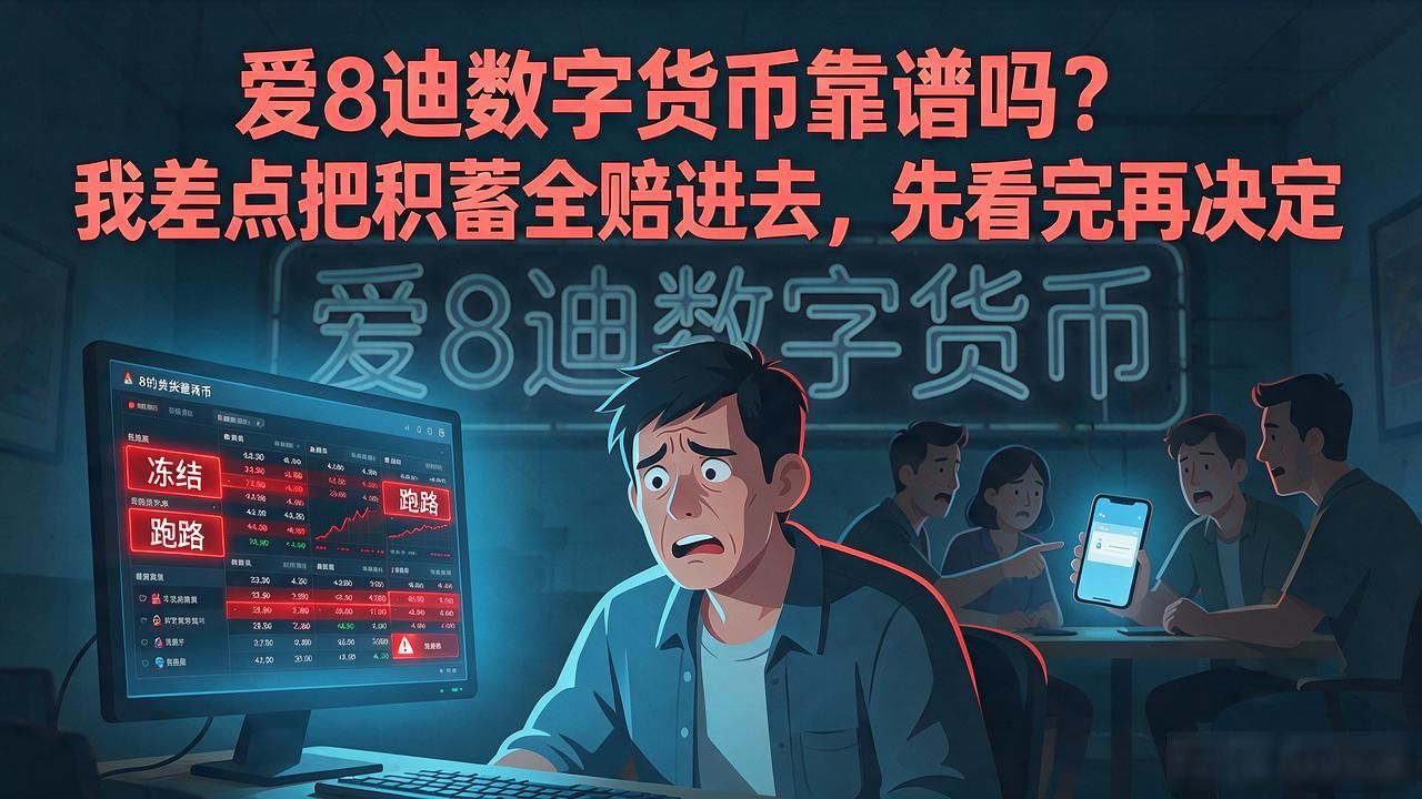 爱8迪数字货币靠谱吗？我差点把积蓄全赔进去，先看完再决定