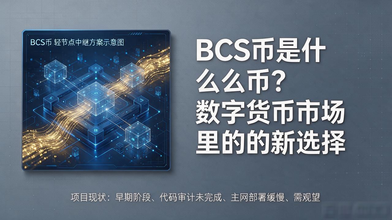 BCS币是什么币？数字货币市场里的新选择