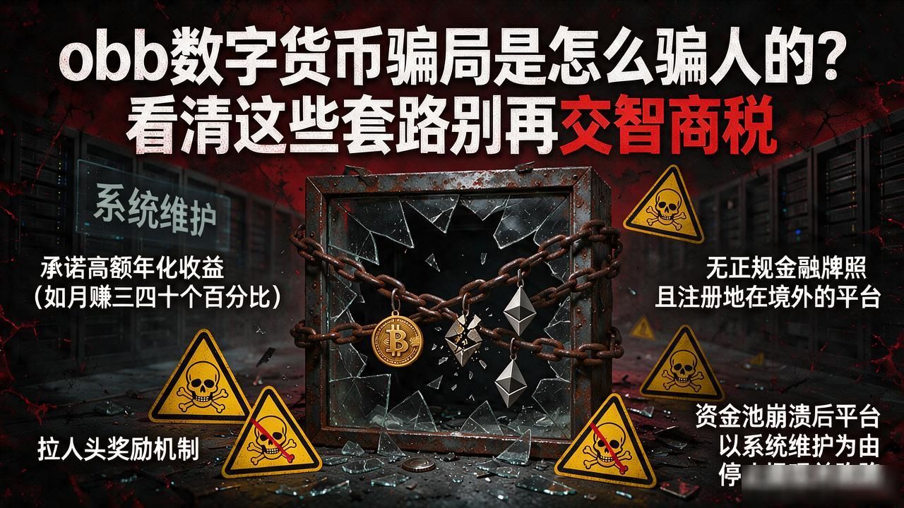 obb数字货币骗局是怎么骗人的？看清这些套路别再交智商税