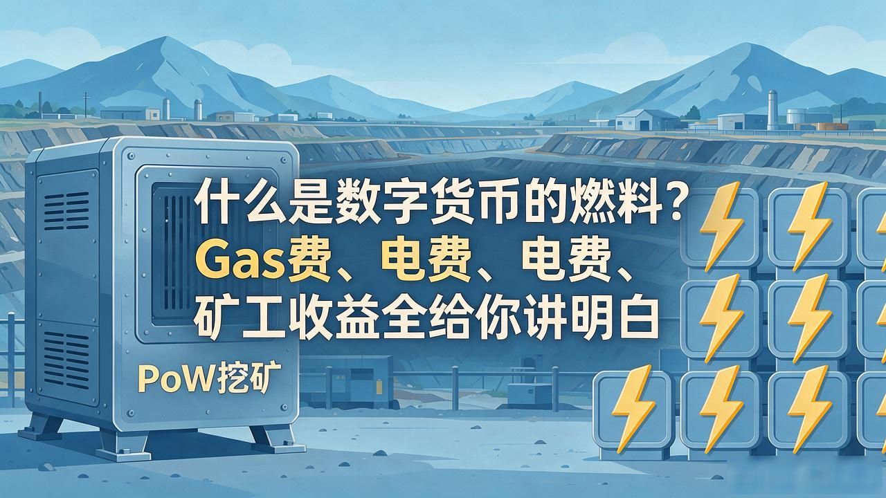 什么是数字货币的燃料？Gas费、电费、矿工收益全给你讲明白