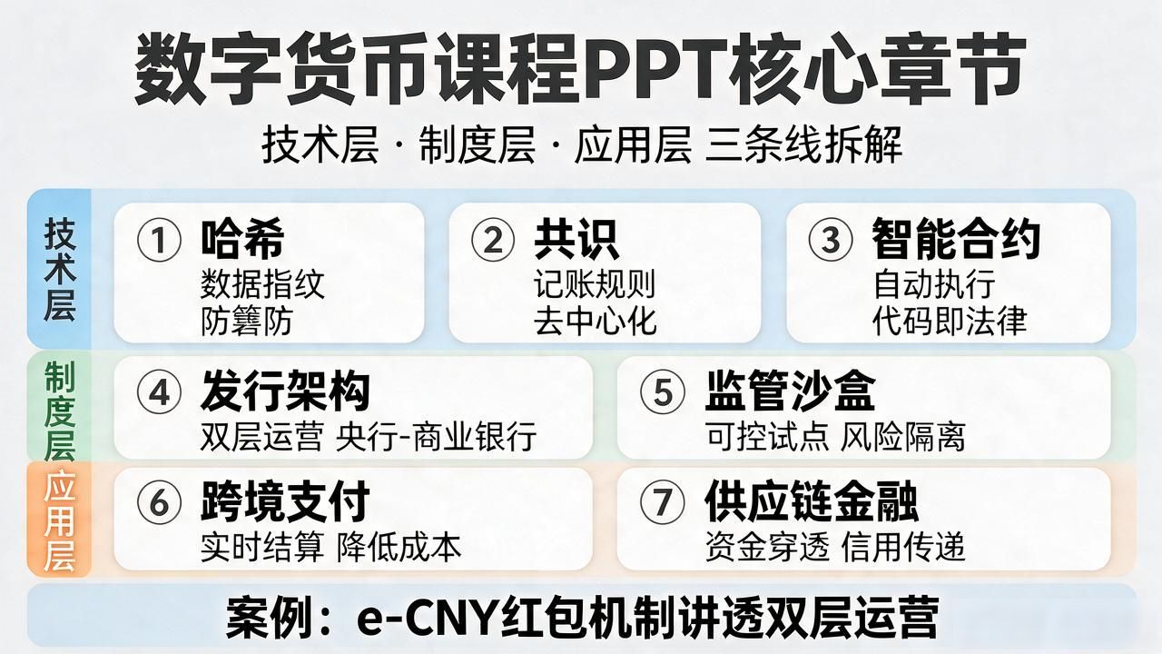 课堂互动设计技巧_数字货币课程ppt_数字货币课件结构拆解