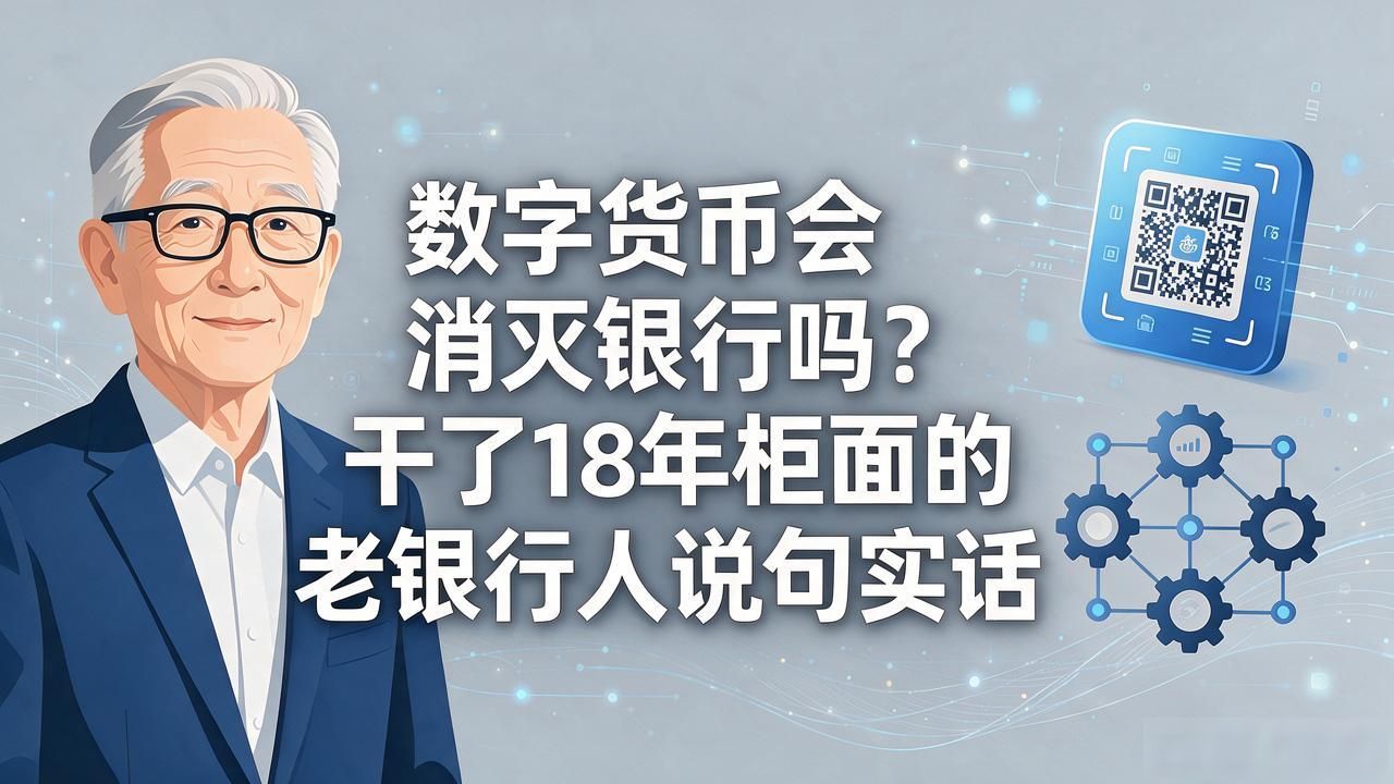 数字货币会消灭银行吗？干了18年柜面的老银行人说句实话