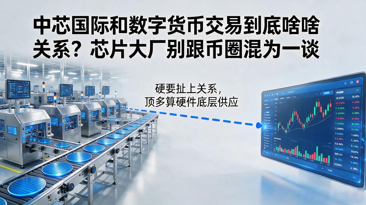 中芯国际和数字货币交易到底啥关系？芯片大厂别跟币圈混为一谈