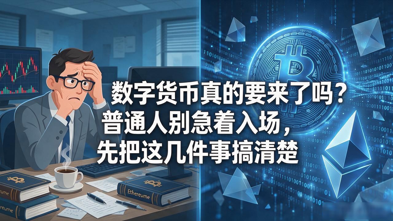 数字货币真的要来了吗？普通人别急着入场，先把这几件事搞清楚
