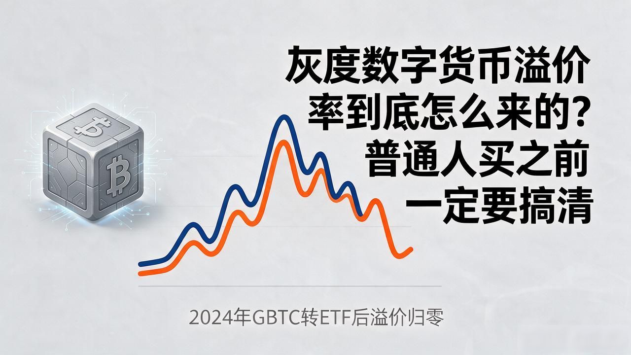 灰度数字货币溢价率到底怎么来的？普通人买之前一定要搞清