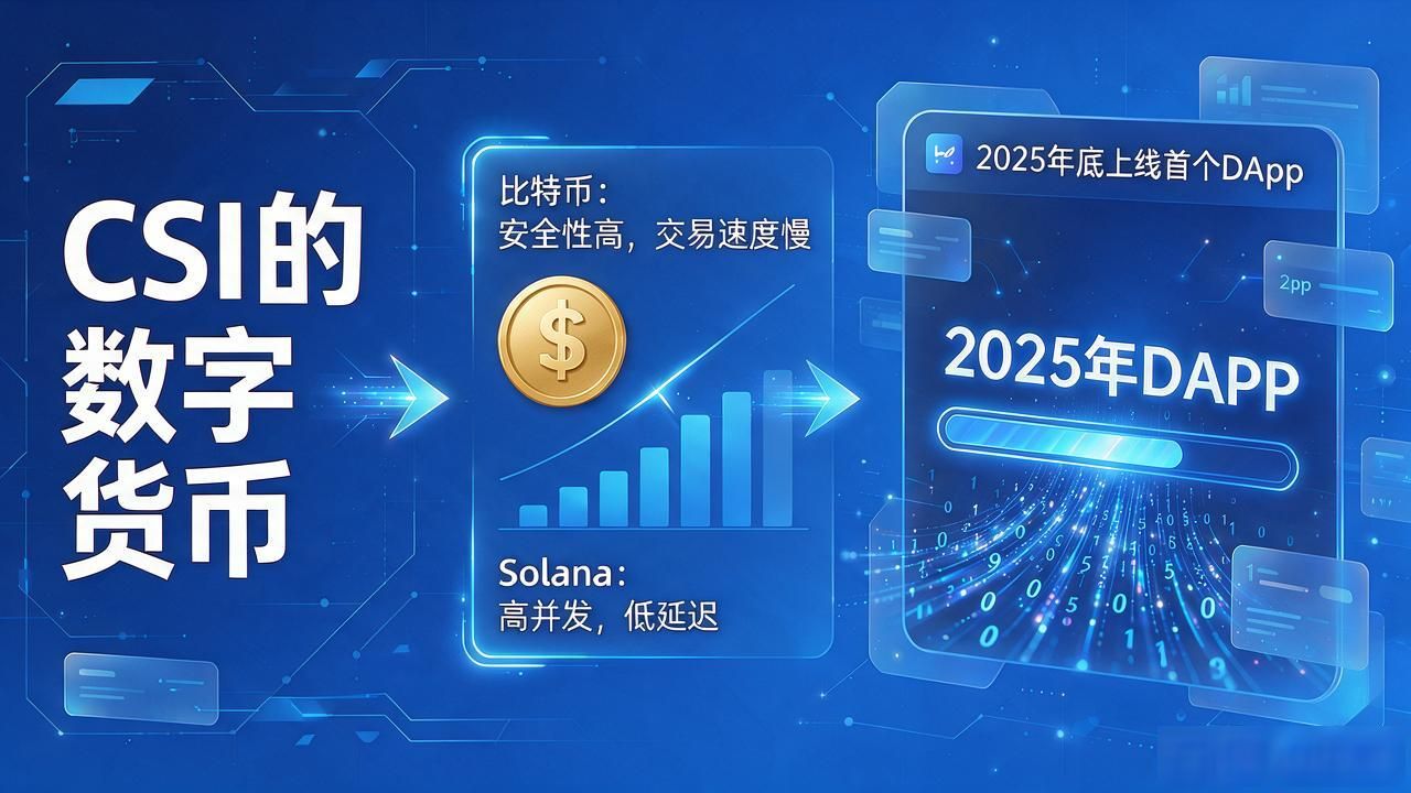 CSI的数字货币到底在做什么？和主流项目有啥不同