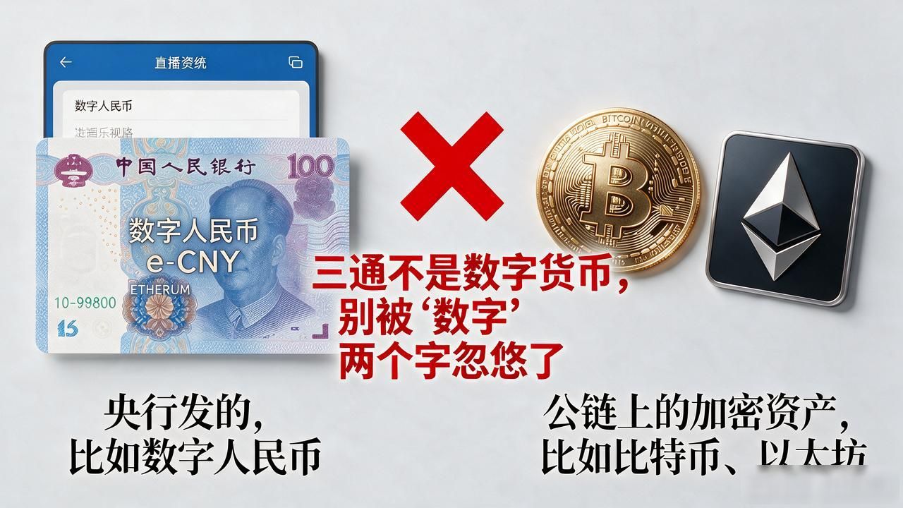 三通不是数字货币，别被"数字"两个字忽悠了
