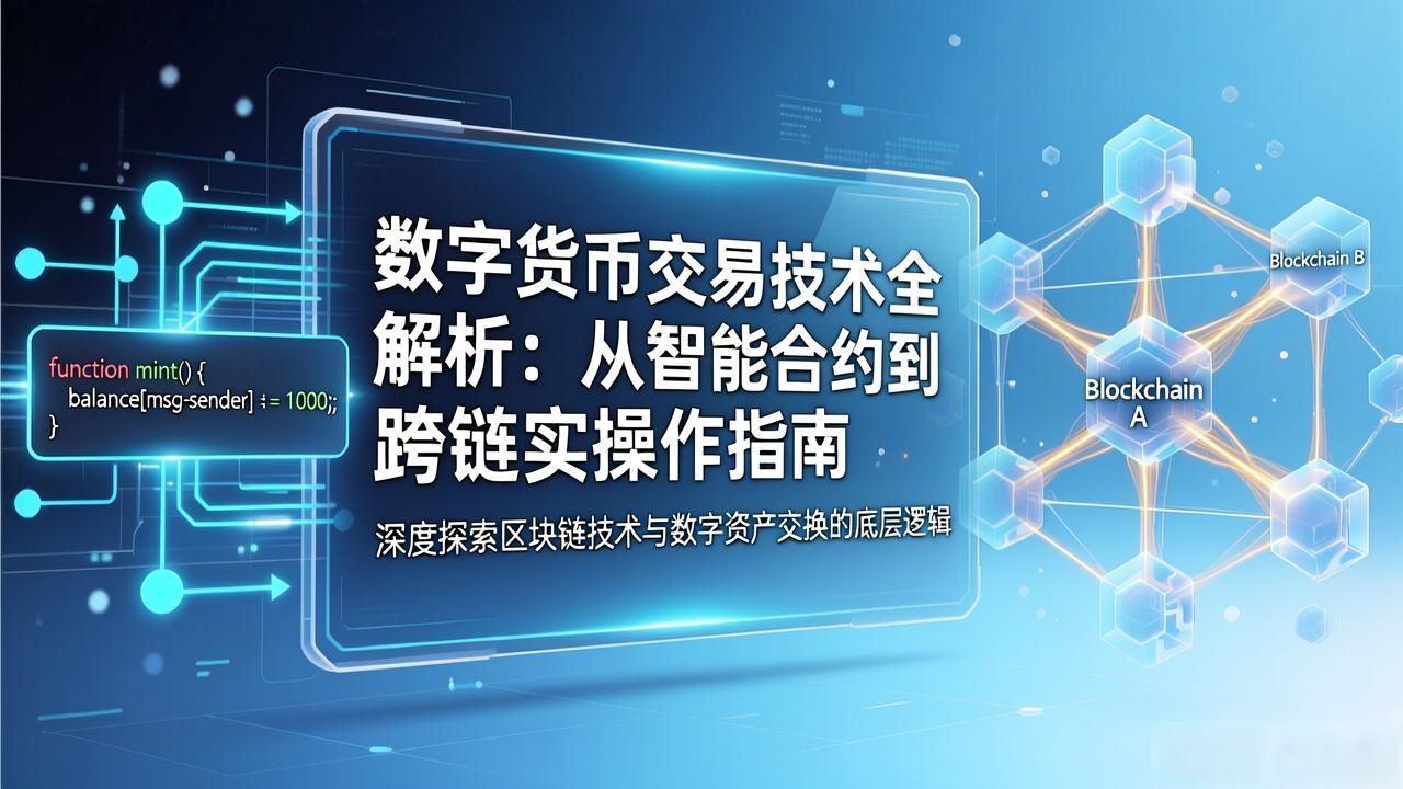 数字货币交易技术全解析：从智能合约到跨链实操作指南