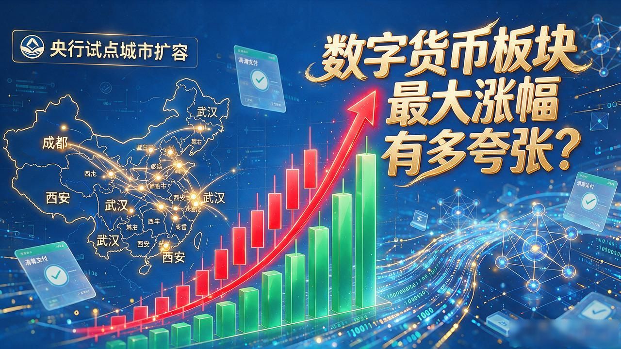 数字货币板块最大涨幅有多夸张？这几轮行情跑出来的标的太猛了