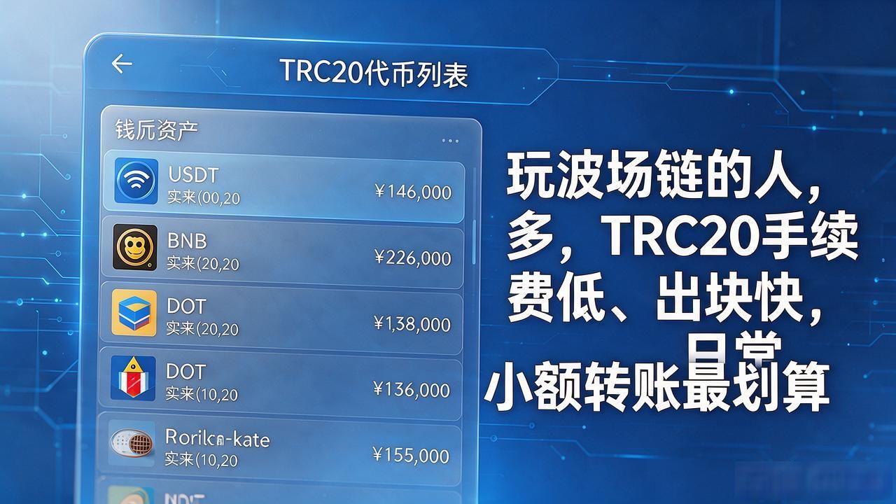 imtoken都能转什么币？常用就这几类，别选错链