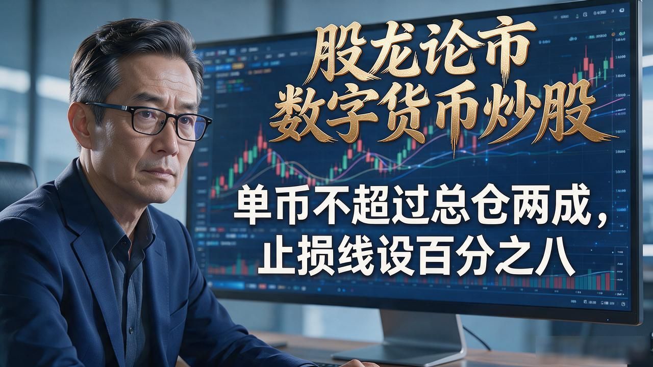 股龙论市里学数字货币炒股，十年老股民说几句掏心窝的话