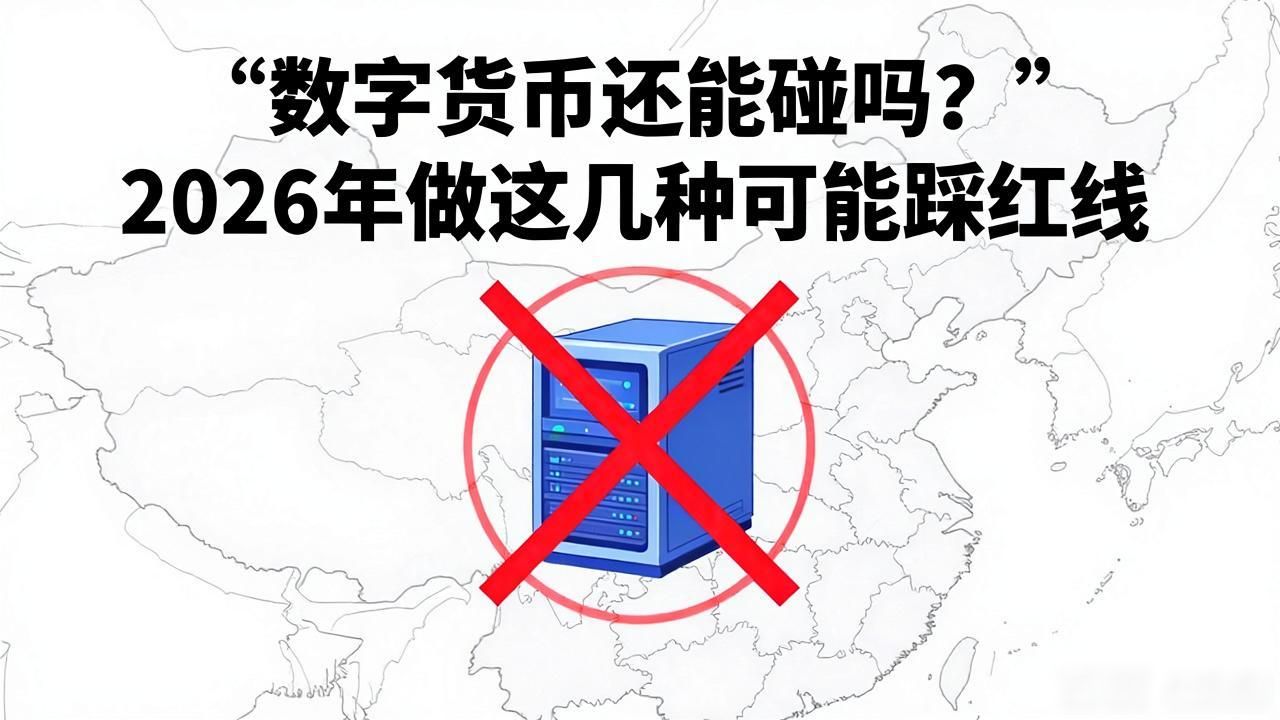 数字货币还能碰吗？2026年做这几种可能踩红线