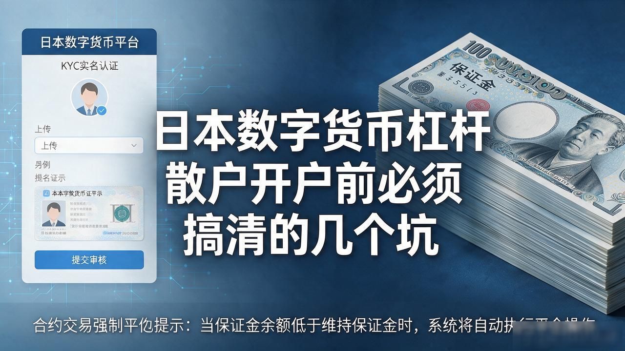 日本数字货币杠杆 散户开户前必须搞清的几个坑
