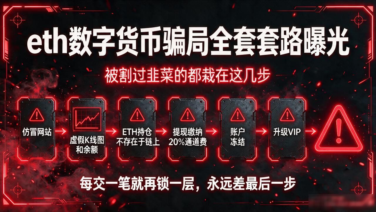 eth数字货币骗局全套套路曝光，被割过韭菜的都栽在这几步