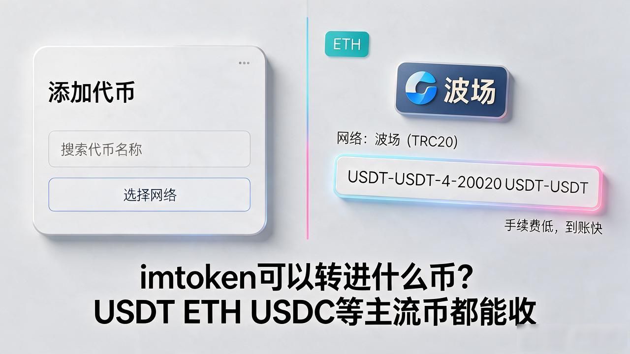 imtoken接收USDT选对链_imtoken可以转进什么币_imtoken支持哪些币种转账