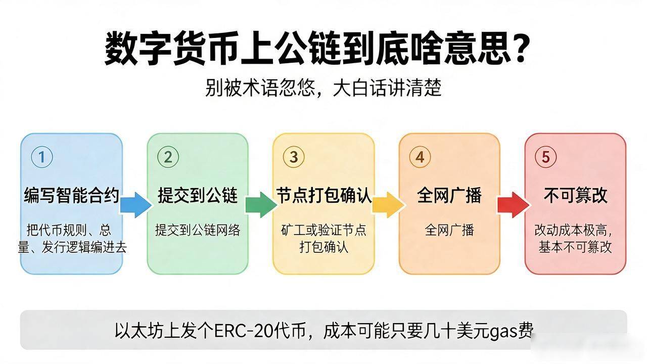 数字货币上公链到底啥意思？别被术语忽悠，大白话讲清楚