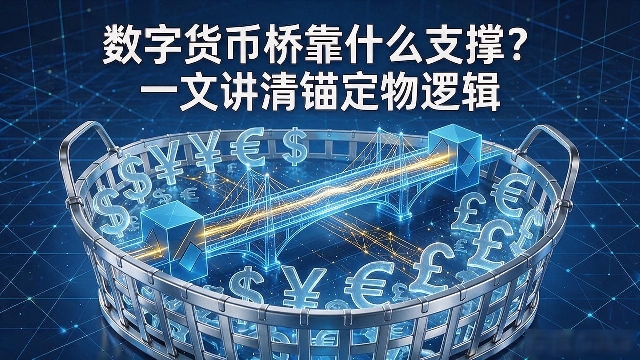数字货币桥靠什么支撑？一文讲清锚定物逻辑