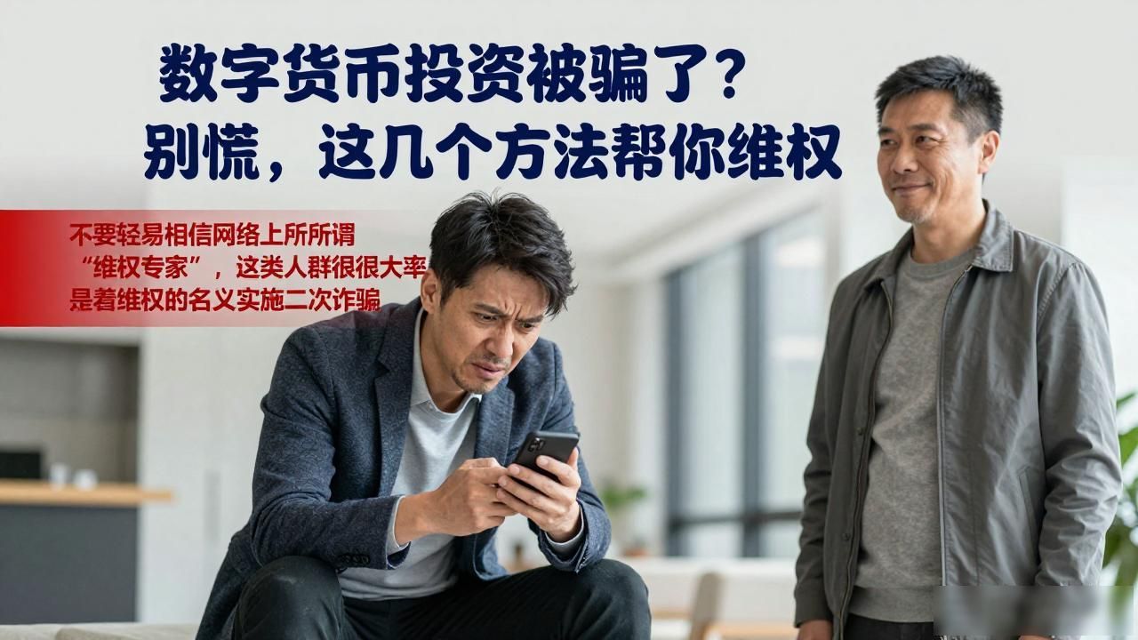 数字货币投资被骗了？别慌，这几个方法帮你维权
