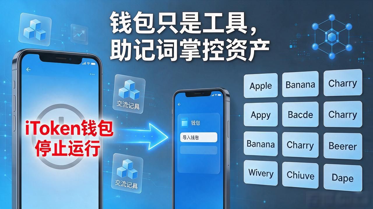 iToken钱包停止运行打不开了，你的链上资产还能取出来吗？