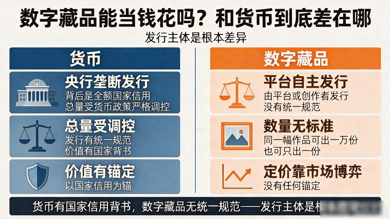 数字藏品能当钱花吗？和货币到底差在哪