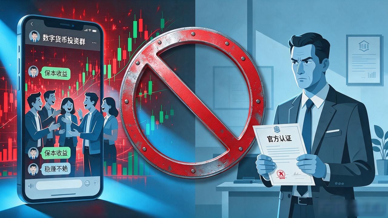 数字货币股票群骗局_高收益承诺诱饵_数字货币股票群骗局