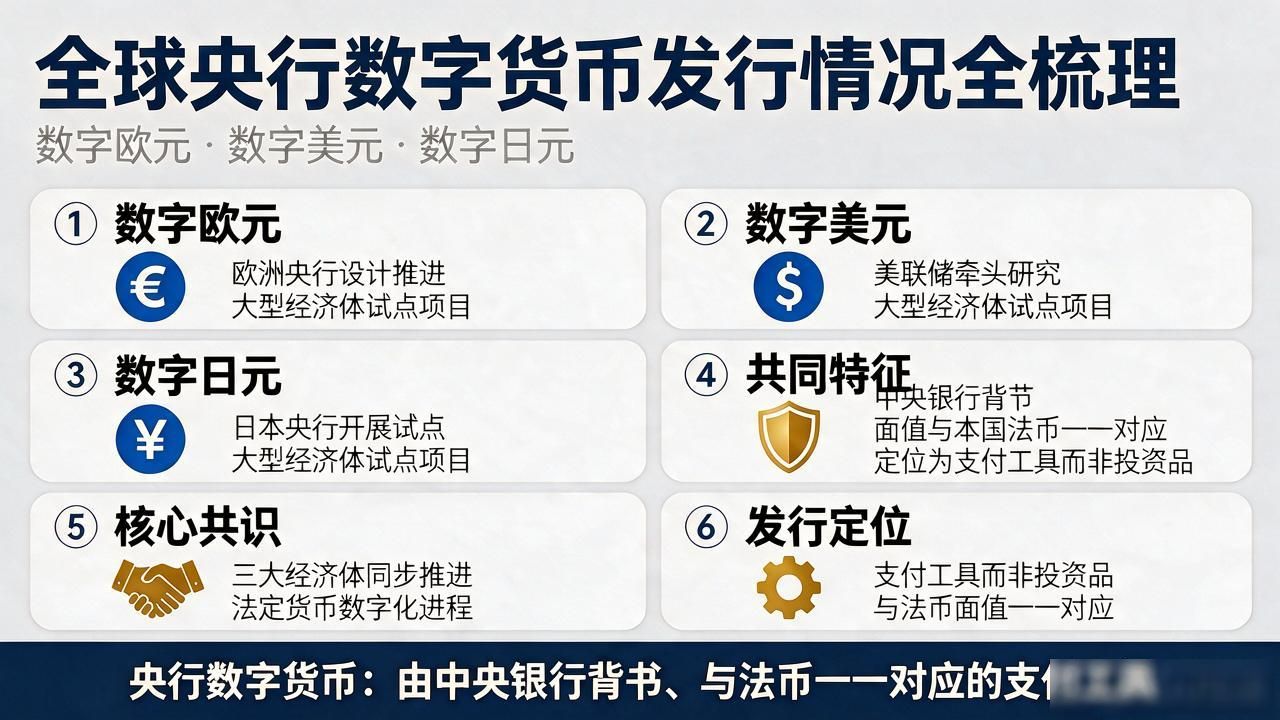 数字货币有那几种法币？全球央行数字货币发行情况全梳理