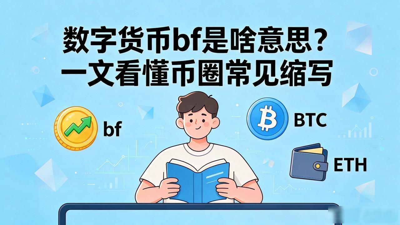 数字货币bf是啥意思？一文看懂币圈常见缩写